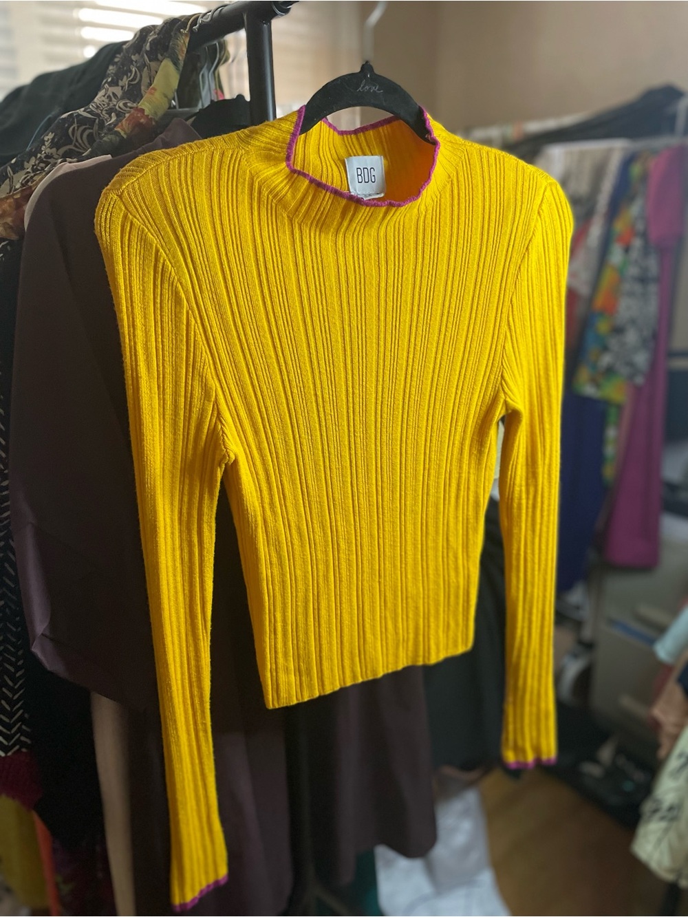 BDG Kiara Open-Back Knit Top